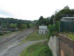 Erie Diesel shop viewed from station